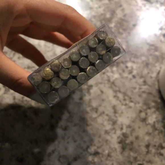 5 inch Tall gold metallic candles - Picture 2 of 6